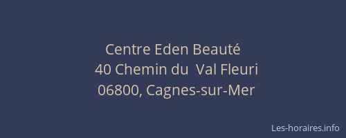Centre Eden Beauté