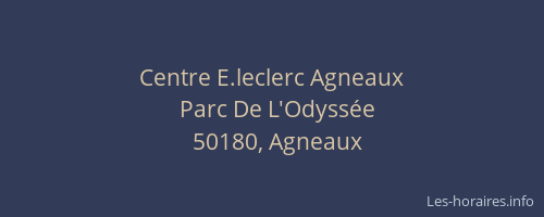 Centre E.leclerc Agneaux