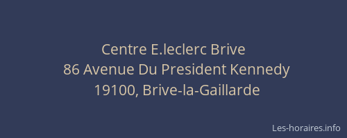 Centre E.leclerc Brive
