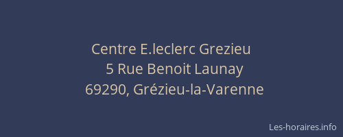 Centre E.leclerc Grezieu