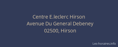 Centre E.leclerc Hirson