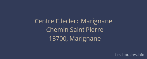 Centre E.leclerc Marignane