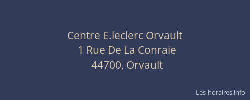 Centre E.leclerc Orvault