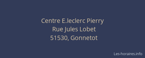 Centre E.leclerc Pierry