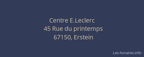 Centre E.Leclerc