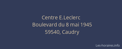 Centre E.Leclerc