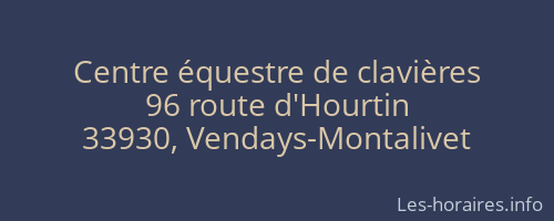Centre équestre de clavières