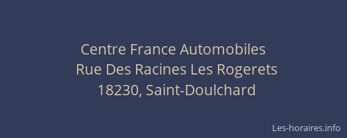 Centre France Automobiles