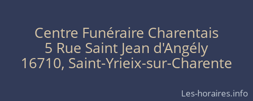 Centre Funéraire Charentais