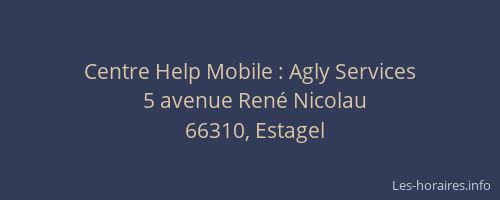 Centre Help Mobile : Agly Services