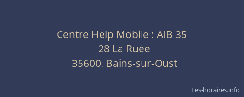 Centre Help Mobile : AIB 35