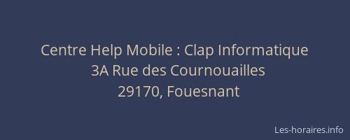 Centre Help Mobile : Clap Informatique