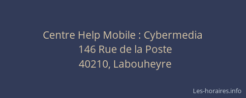 Centre Help Mobile : Cybermedia