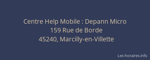 Centre Help Mobile : Depann Micro