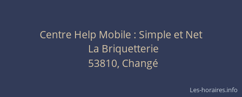 Centre Help Mobile : Simple et Net