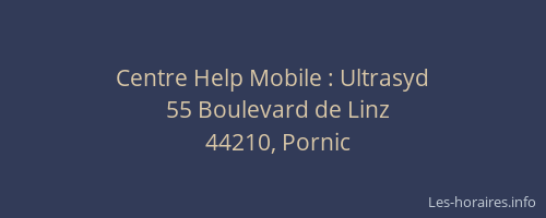 Centre Help Mobile : Ultrasyd