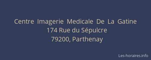 Centre  Imagerie  Medicale  De  La  Gatine