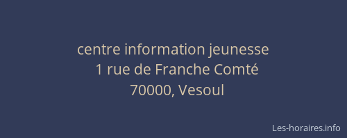 centre information jeunesse