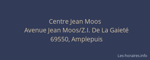 Centre Jean Moos