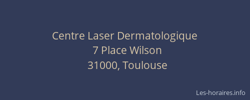 Centre Laser Dermatologique
