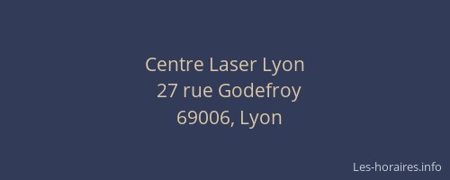 Centre Laser Lyon