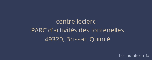 centre leclerc