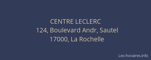 CENTRE LECLERC