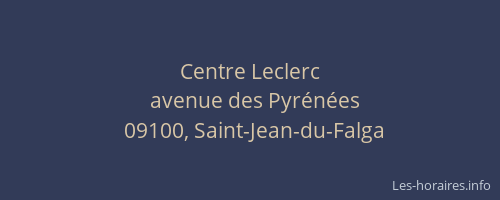 Centre Leclerc