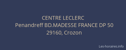 CENTRE LECLERC