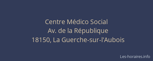 Centre M&eacute;dico Social