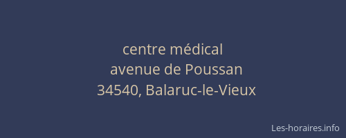 centre médical