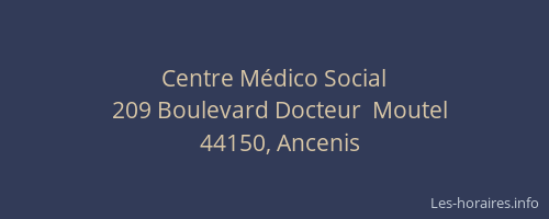 Centre Médico Social