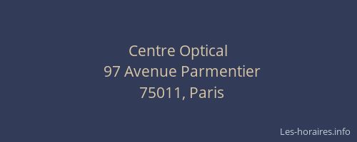 Centre Optical