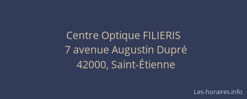 Centre Optique FILIERIS