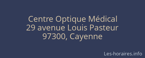 Centre Optique Médical