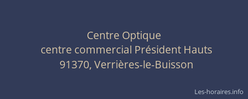 Centre Optique