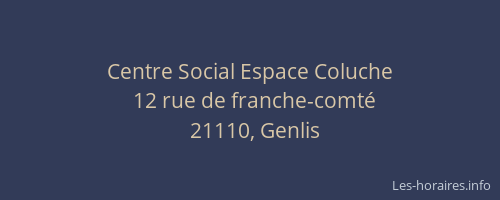 Centre Social Espace Coluche