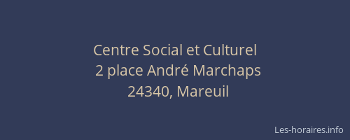 Centre Social et Culturel