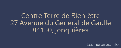 Centre Terre de Bien-être