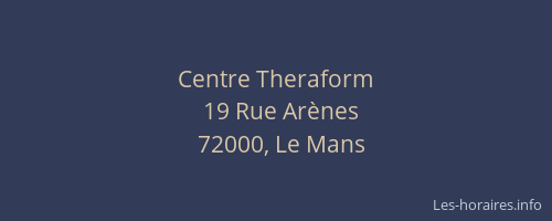 Centre Theraform