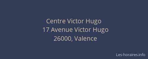 Centre Victor Hugo