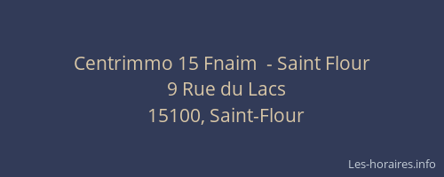 Centrimmo 15 Fnaim  - Saint Flour