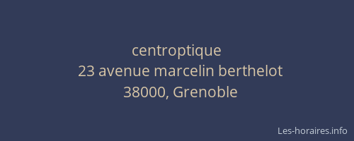 centroptique