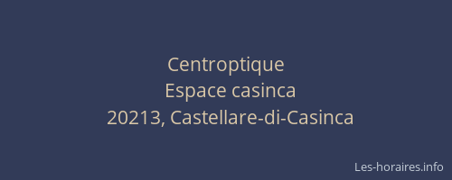 Centroptique