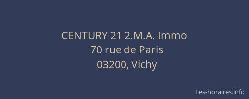 CENTURY 21 2.M.A. Immo