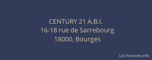 CENTURY 21 A.B.I.