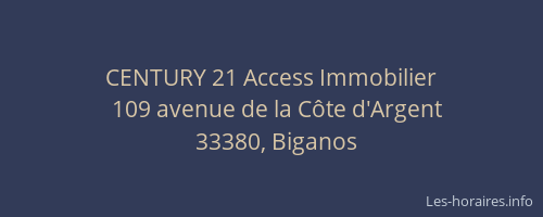 CENTURY 21 Access Immobilier