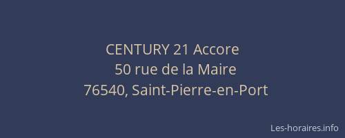 CENTURY 21 Accore