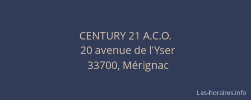 CENTURY 21 A.C.O.