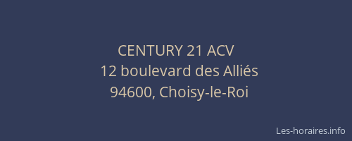 CENTURY 21 ACV